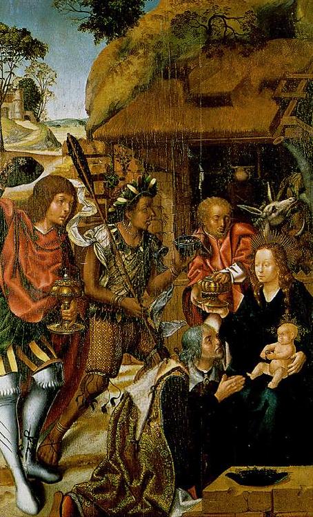 FERNANDES, Vasco Adoration of the Magi dfg oil painting image